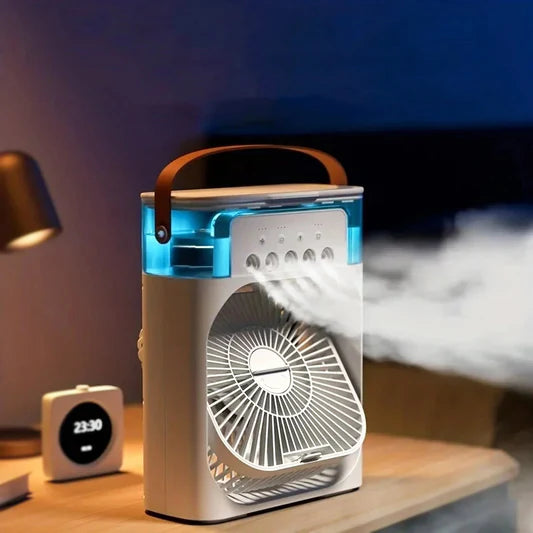 Portable Mini Air Cooler USB Powered With Humidifier Fan