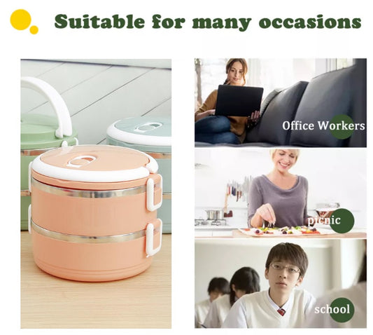 2 Layer Insulated Lunch Box